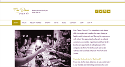 Desktop Screenshot of finedinersover40.com